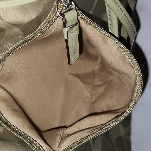 Coach Signature Fabric Nylon Backpack - Picture 7 of 15